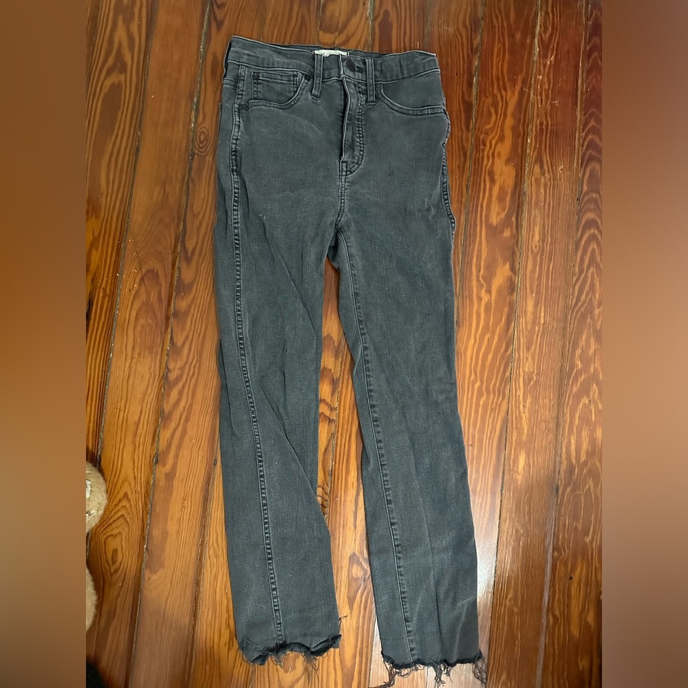Black Madewell Stovepipe Jeans